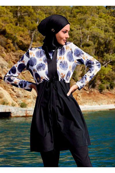 Mayovera Hijab Swimsuit - Polka Dot Patterned