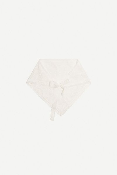 Bershka Swiss embroidery blonde lace neckerchief