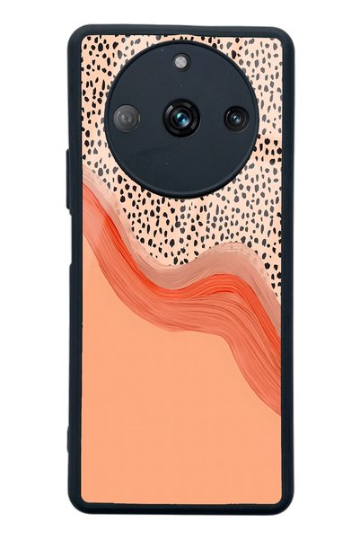Spoyi Oppo Realme 11 Pro Glossy Phone Case with Nude Speckled Design