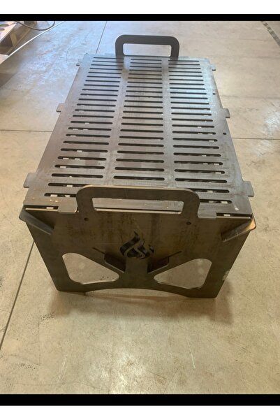 Demirrende Katlanabilir 2MM Çantalı Pratik Mangal- Ateş Çukuru-