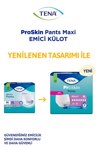 TENA Proskin Pants Maxi Absorbent Panties Medium Size M 8 Drops 10 Pack