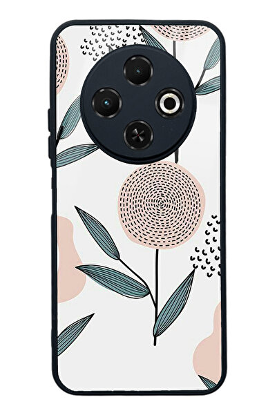 Spoyi Tecno Spark 30C Glossy Phone Case with Nude Leaf Design