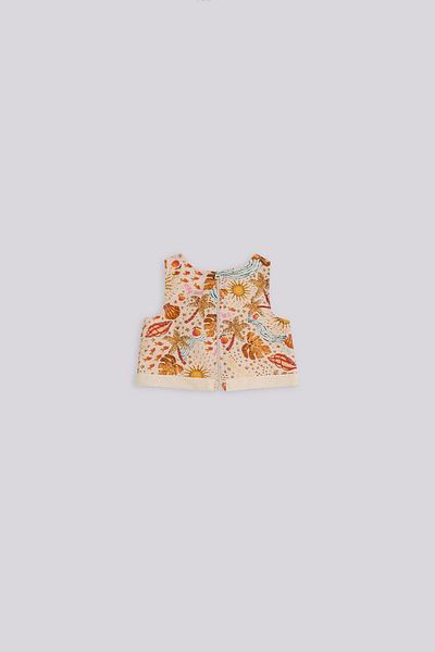 GB Baby BG Store بلوزة منقوشة للفتيات الصغيرات