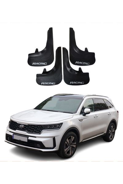 SONİKON LİNE Kia Sorento Compatible Racing Written 4-Piece Dust Cover Mudguard Mudguard Modified
