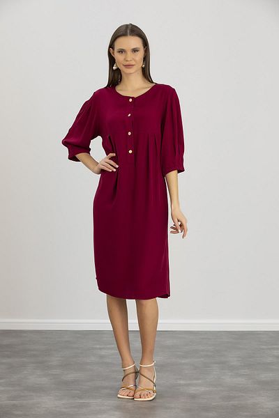 LİYACA Belmando Viscosa Maternity Dress
