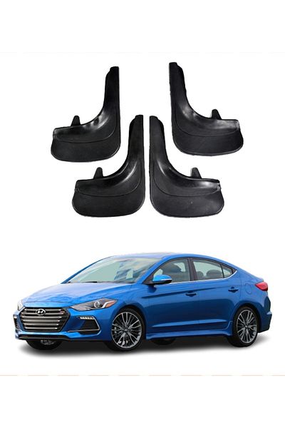 SONİKON LİNE Hyundai Elentra 2016-2021 Compatible 4-Piece Dust Cover Mudguard Mudguard Modified