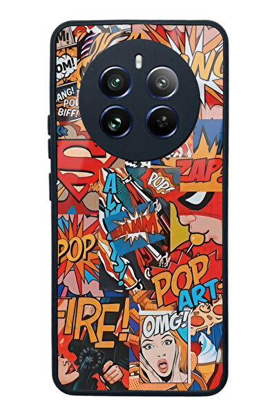 Spoyi حافظة هاتف لامعة بتصميم كاريكاتير ريترو لهاتف اوبو ريلمي 12