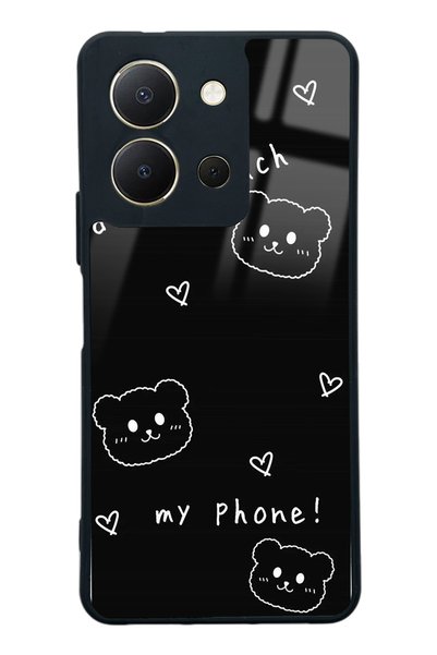 Spoyi Vivo Y36 Glossy Phone Case with Don'T Touch Design