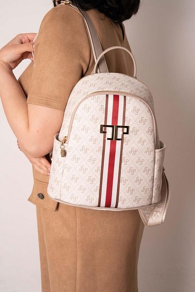 Silver Polo Rucsac de damă Silver & Polo Beige - Sand SP1161