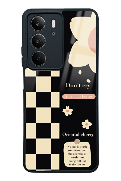 Spoyi Oppo Realme C75 Don't Ery Tasarımlı Glossy Telefon Kılıfı