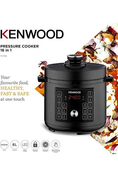 Kenwood Electric Pressure Cooker 8L Smart Steam Pot 16-in-1 Multifunctional Programmable Multicooker