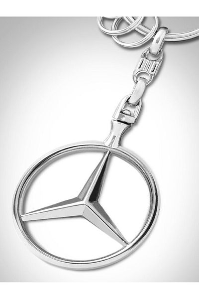 Depox Breloc IdeallStore®, Mercedes Supreme, ediție de colecție, 9 cm, metal, argintiu