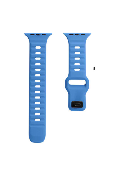 PSGT Apple Watch Uyumlu 3 /4/ 5/ 6/ 7/ 8 /9 /se 42-44-45-4 Mm Ve Seri10 (46MM) Uyumlu Kordon Dt 42