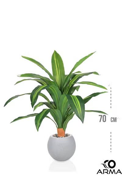 co arma Artificial corn tree, 70cm tall, soft texture, with natural texture, in fiberglass container
