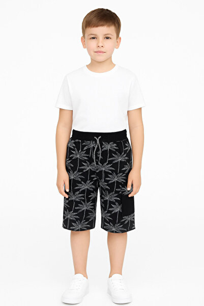 Trend Bebe Butik Băiat Capri Palm Model Buzunar cargo Pantaloni scurți confor...