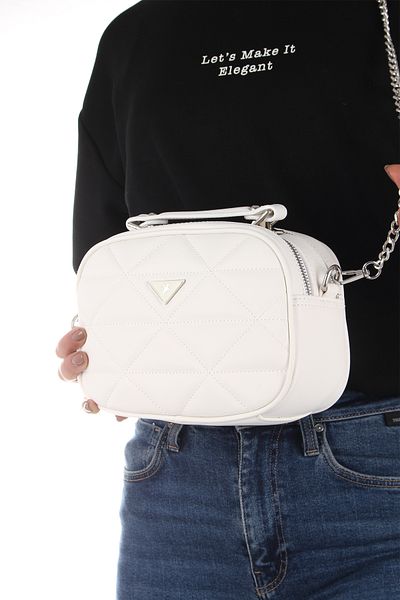 Nas Bag -947 DONA ΤΣΑΝΤΑ ΩΜΟΥ ΤΣΑΝΤΑ CROSSBODY ΛΕΥΚΟ ΑΣΗΜΙ