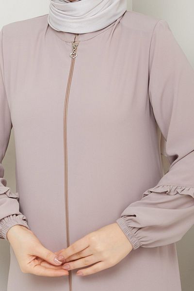 InStyle Ferace de mătase Medina îndoită bej