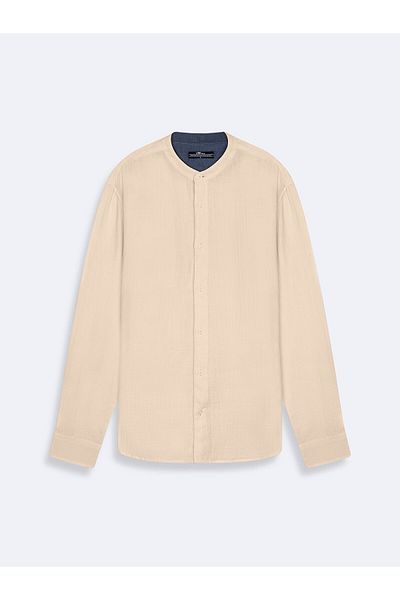 Ltb Men's Beige Shirt