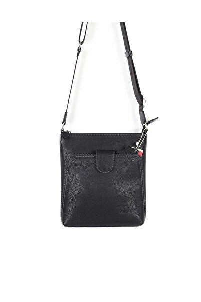 Aka Deri حقيبة كتف جلدية سوداء 316 2