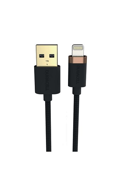 Duracell Cablu Duracell USB-A to Lightning C89 0.3mBlack