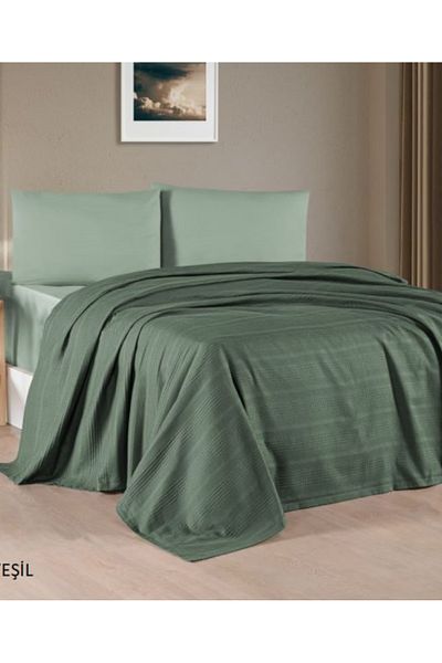 Kristal By Taç Crystal Cotton Single Pique Set Cotton Fitted Sheet (+30Cm Depth)