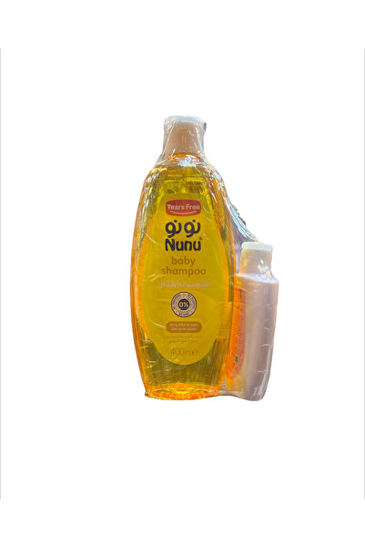 NUNU Baby Shampoo 400ml Baby Lotion 100ml 1665 --- نونو شامبو 400مل نونو لوشن...