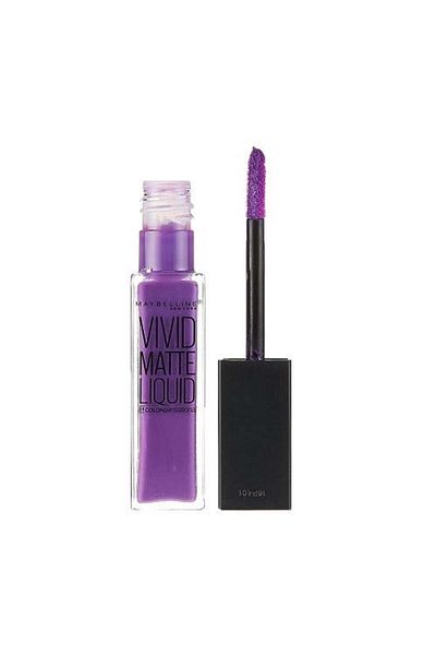 Maybelline New York Lipstick, Maybelline, Vivid Matte Liquid, 43 Vivid Violet