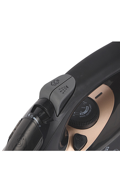 KRYPTON Ceramic Steam Iron – Wet & Dry Use, Burst Steam, Self-cleaning, Anti-drip, For All Fabrics