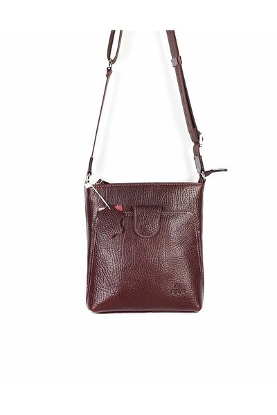 Aka Leather Brown Shoulder Bag 316 61