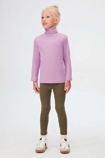 LOVETTI lilac Turtleneck long Sleeve Girls' T-shirt - Winter Full
