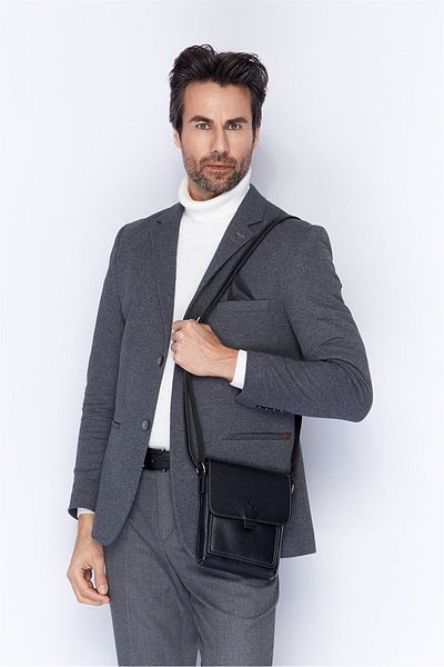 Aka Leather Black Shoulder Bag 321 2