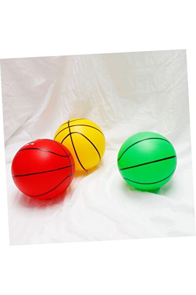 abnturk 2 Adet Mini Plastik Basketbol Topu Renkli Plastik Top