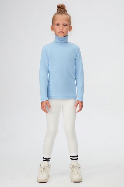 LOVETTI Girl - Dark Blue Turtleneck Long Sleeve T-shirt