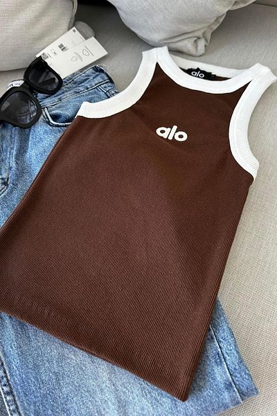 Butik Gardrop Bluză cu guler cu șalter, echivalent cu mărci, maro amar