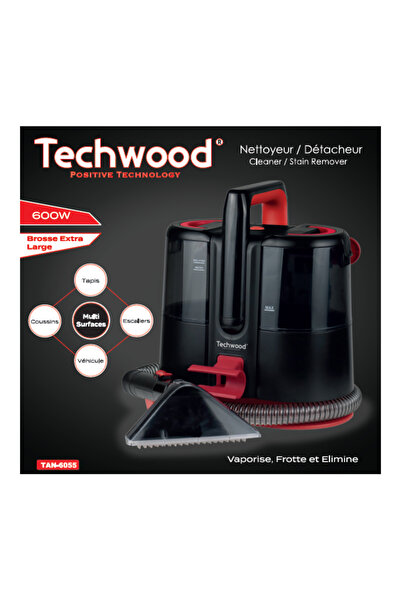 Techwood Vacuum Cleaner With Carpet, Sofa, Spray Tan-6055, 600w