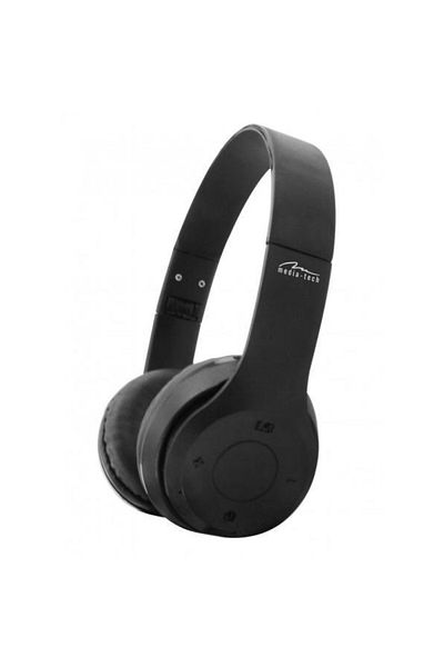 Mediatech Casti Telefon Media-Tech EPSILION BT MT3591 Wireless Bluetooth 4.2 Radio FM Negru