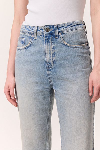 Manuka High Waist Mom Fit Jeans, Light Blue