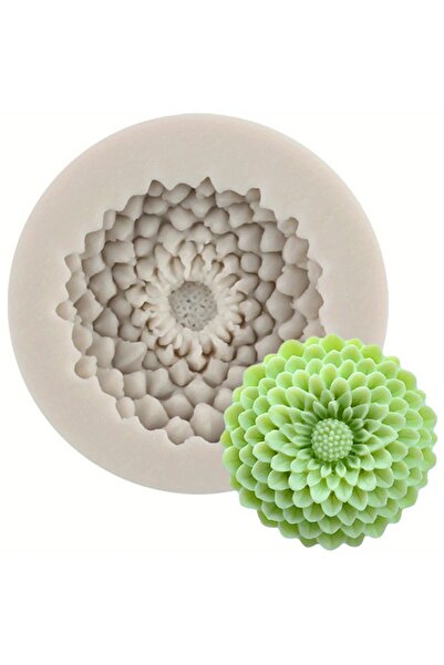 AnkaHobiMarket Küçük Krizantem Silikon Kalıp (S860)