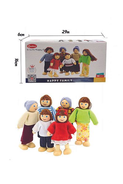 TİME Fabric Family Doll Set