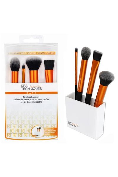 Real Techniques Real Techniques Essential Makeup Brush Set 4 Pieces
