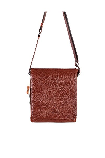 Aka Deri حقيبة كتف جلدية تان 308 63