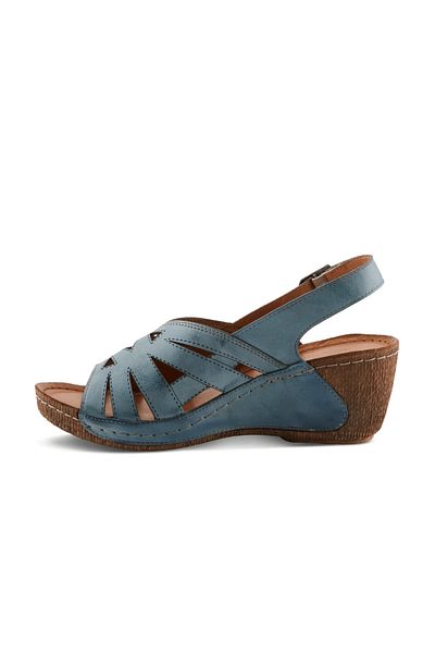 İNZE AYAKKABI Genuine Leather Sandals Model Name: Vitae