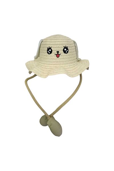 Aware Time Kitti 6-12 Years Old Children Play Ear Straw Fedora Hat