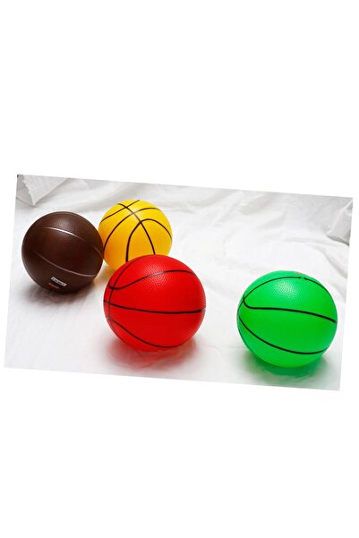 abnturk 2 Adet Mini Plastik Basketbol Topu Renkli Plastik Top
