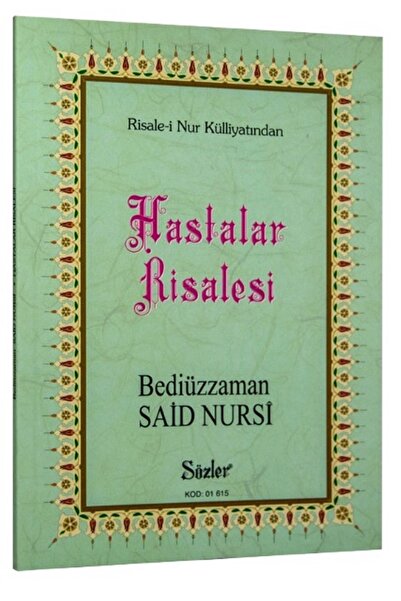 Sözler Neşriyat Hastalar Risalesi çanta Boy Bediüzzaman Said Nursi