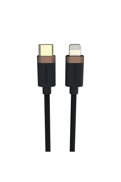 Duracell Cablu Duracell USB-C to Lightning C94 1mBlack
