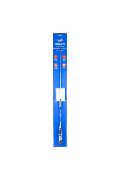 PNI CB antenna PNI ML75, length 75cm, 26-28MHz, 300W, foldable, without accessories