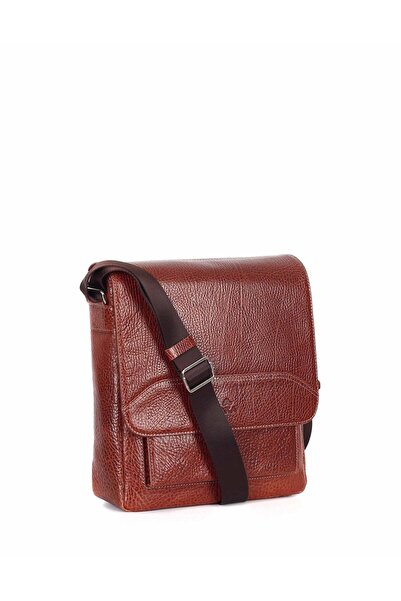 Aka Deri حقيبة كتف جلدية تان 353 63