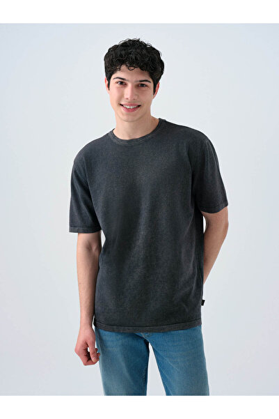 Loft Regular Fit Anthracite Men's T-Shirt Lf2039337