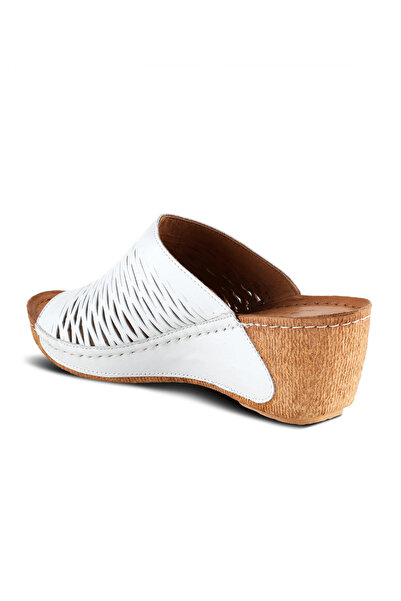 İNZE AYAKKABI Genuine Leather Slippers Model Name: Luma